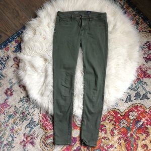 AG The Legging Super Skinny Army Green Jean